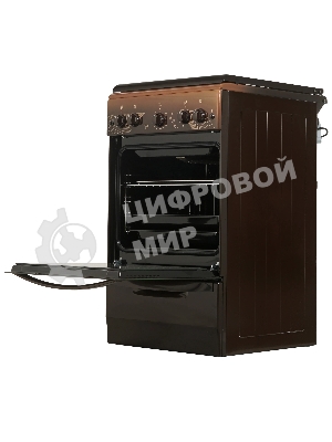 Плита газовая Gefest ПГ 5100-02 0310 коричневый, конфорок 4 шт, духовка 52 л, 50 см x 85 см x 58.5 см