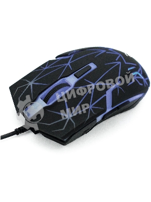 Мышь проводная Oklick 701G черный, 3600 dpi, USB, кнопки - 6