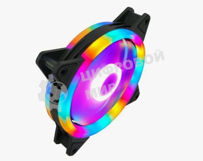 Вентилятор для корпуса Gembird черный, 120 мм, 1200 об/мин, 20.5 дБ, 3 pin