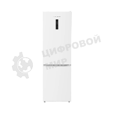 Холодильник Kuppersberg RFCN 2013 WG белое стекло двухкамерный 240/95л морозилка снизу, No Frost