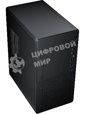 Компьютерный корпус Accord ACC-U02B OFFICE черный без БП mATX 2xUSB2.0 2xUSB3.0 2xUSB3.1 audio