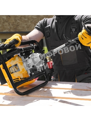 Мотобур Denzel DX-52 объем двигателя 52 см3, соединение 20 мм, без шнека