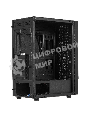 Компьютерный корпус Accord 3312 черный без БП ATX 2xUSB2.0 1xUSB3.0 audio bott PSU