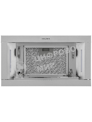 Вытяжка встраиваемая KRONA Selina 600 PRM Inox 3P серебристый, 52 см, 1300 куб. м/ч, 61 дБ
