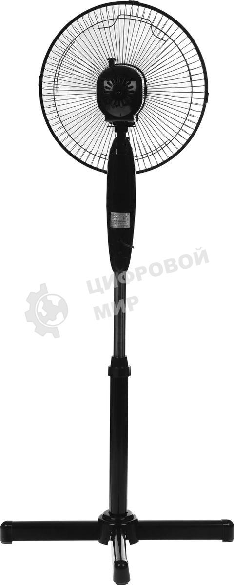 Вентилятор бытовой напольный Rix RSF-3000B, черный