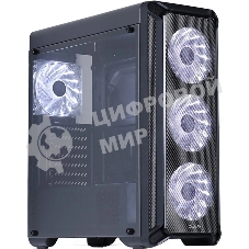 Компьютерный корпус ZALMAN I3, без БП, большое боковое окно, черный,ATX