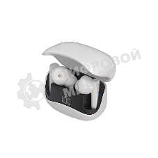 Беспроводные наушники Maxvi MHF-120BT белые TWS\LCD\Sensor\200мАч\5.4\кабель Type-C