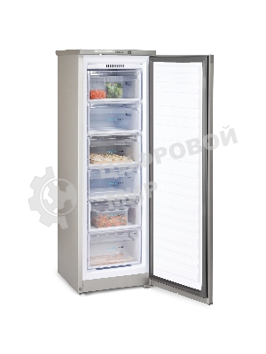 Морозильная камера Бирюса M416 металлик, 175л, 6 ящиков