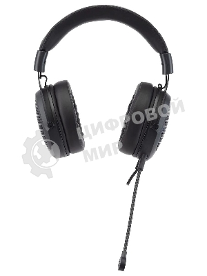 Гарнитура Acer AHW120 чёрный, проводная, USB, подсветка