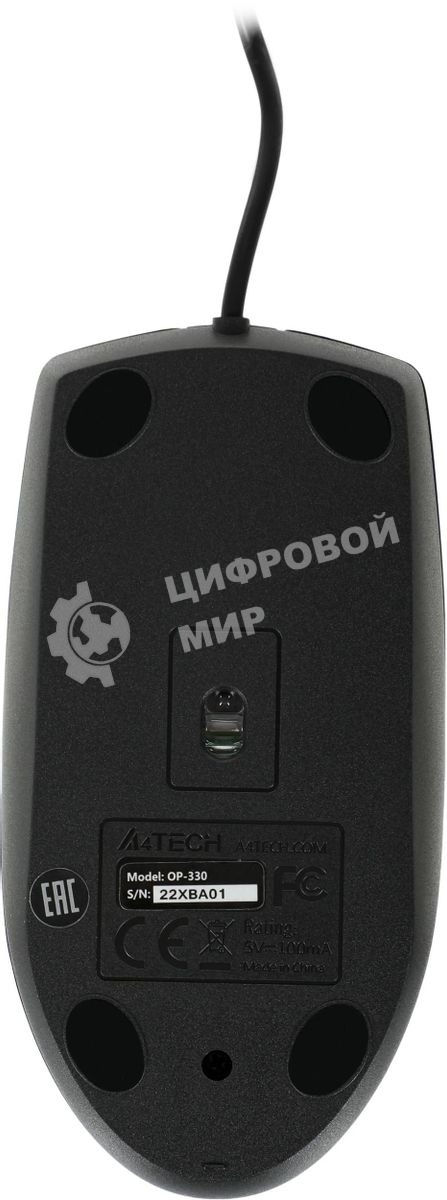 Комплект клавиатура+мышь A4Tech KK-3330 проводной, USB, 1200 DPI, чёрный