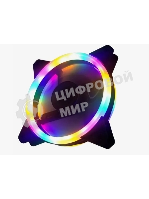 Вентилятор для корпуса Gembird черный, 120 мм, 1200 об/мин, 20.5 дБ, 3 pin