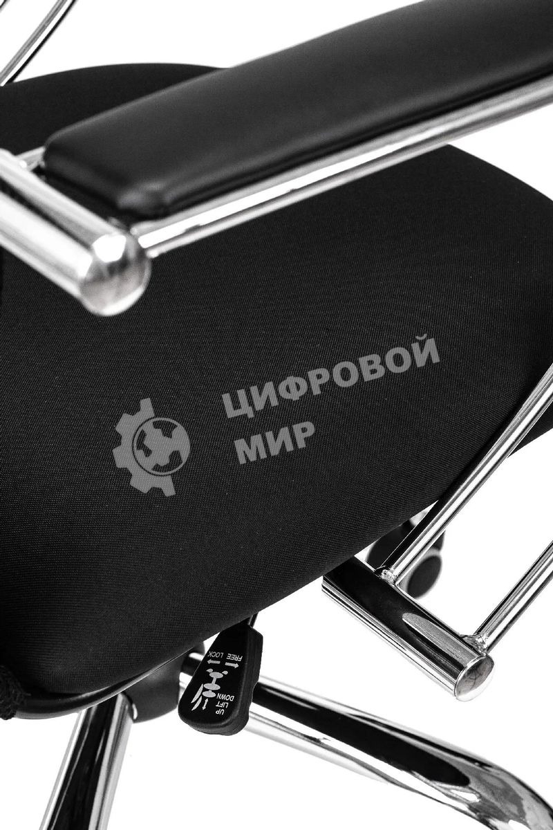 Кресло руководителя Бюрократ CH-607SL TW-01 Neo Black черный, сетка/ткань с подголов. на колес. металл хром