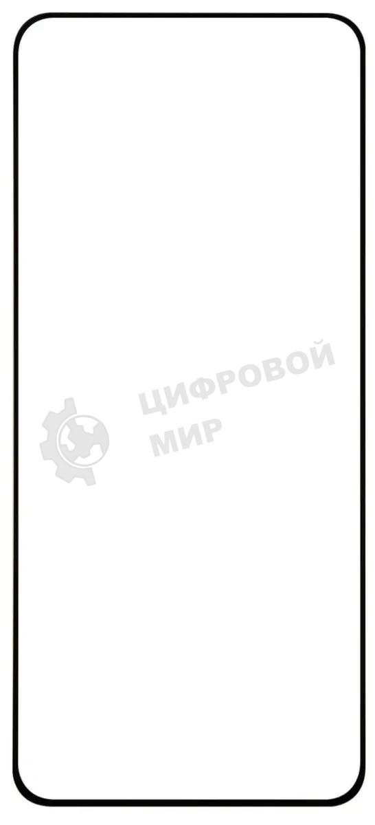 Защитное стекло для экрана Redline черный для Realme 12 4G 2.5D 1шт. (УТ000039355)