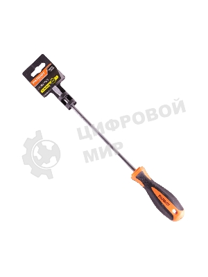 Отвертка Patriot SL6x200, CR-V, магнитная, двухкомпонентная рукоятка