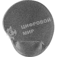 Коврик для мыши Defender гелевый Easy Work (серая лайкра) нескользящ.основа,260х225х5мм