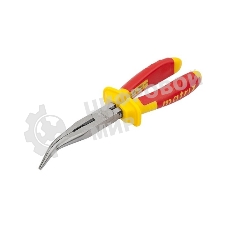 Длинногубцы Matrix изогнутые insulated 200 мм, двухкомпонентные рукоятки