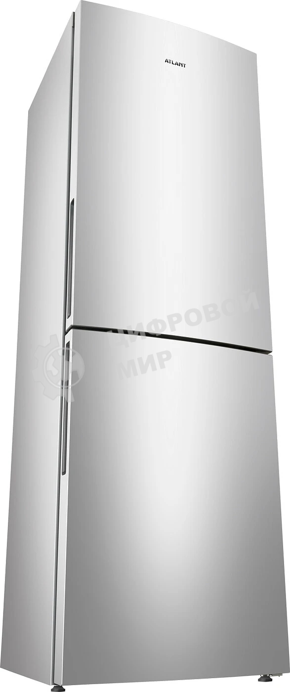 Холодильник Atlant XM-4621-181 серебристый двухкамерный 205/119л морозилка снизу