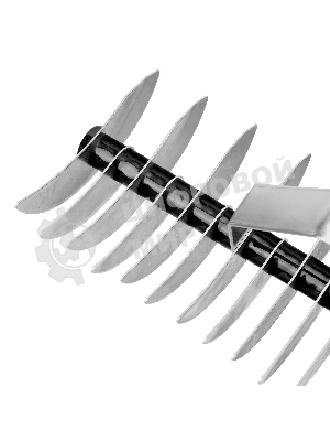 Грабли Palisad BASE двусторонние аэраторные, стальные, зубъя 11/21шт, 340 мм, без черенка