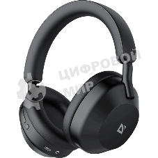 Беспроводные/проводные наушники Defender FreeMotion B1000 черный, накладные, Bluetooth + проводной