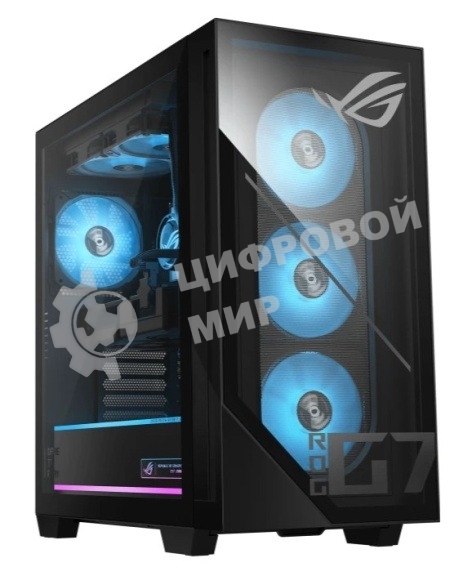 ПК ASUS ROG G700TF-7265KF245W Core Ultra 7 265F/64Gb/2TB M.2 2280 NVMe PCIe 4.0 SSD/nVidia RTX 5080 16Gb/Wi-Fi 6 + BT5.4 /850W/Win11 Home/BLACK/58L/Liquid Cooler