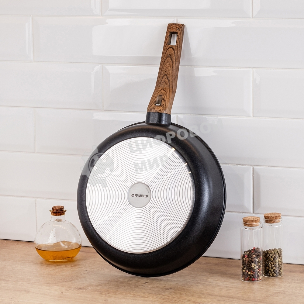 Сковорода Maunfeld ALVA MF24LV01FP из литого алюминия, 24 см