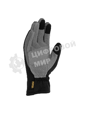 Перчатки универсальные Denzel 68086 искусственный мех, работа с сенсорным экраном, размер 8