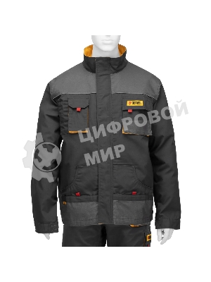 Куртка профессиональная рабочая Denzel 65% полиэстер 35% хлопок, XL