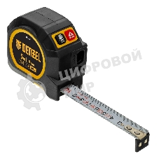 Лазерный дальномер с рулеткой Denzel LT-40, 5м x 19 мм, дальномер 40м, автомат. фиксация