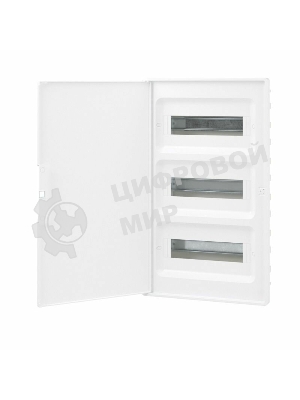 Щиток встраиваемый FRAME DKC F36B1WW 36мод. с бел. дверцей с 4 шинами PEN (2шт на 8 отверст. и 2шт на 10 отверст.) белый