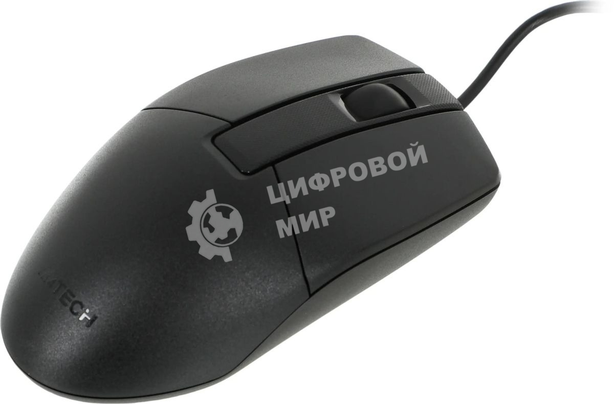 Комплект клавиатура+мышь A4Tech KK-3330 проводной, USB, 1200 DPI, чёрный