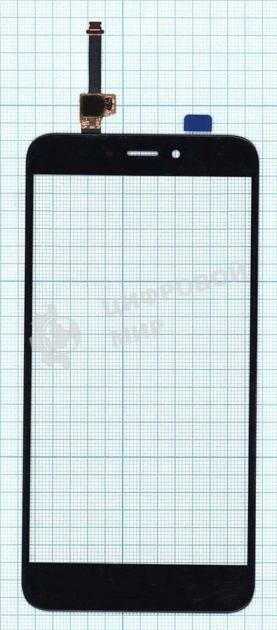 Сенсорное стекло (тачскрин) для Xiaomi Redmi 4X, черное