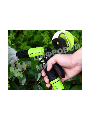 Пистолет-распылитель поливочный Deli DL8759 3 режима распыления, диаметр шланга 3/4