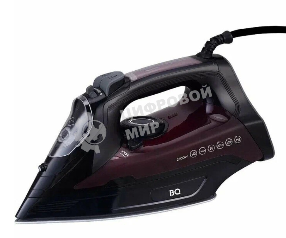 Утюг BQ SI1003 Black-Wine Red, 2600 Вт.