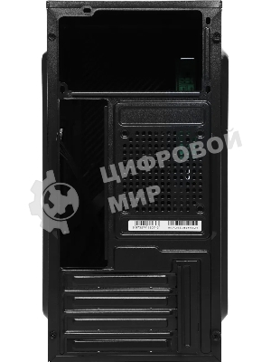 Компьютерный корпус Accord Entry ACC-2053B черный без БП mATX 1x80мм 1x120мм 2xUSB2.0 audio