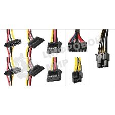 Блок питания KingPrice ATX 600W KPPSU600 (20+4pin) 120мм fan 4xSATA