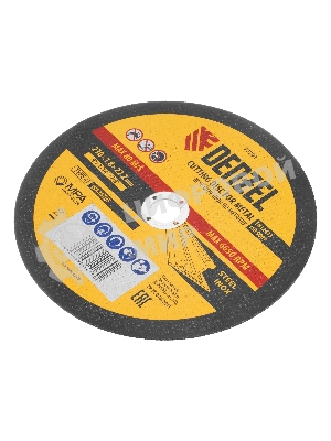 Круг отрезной по металлу Denzel, 230 х 1,8 х 22,2 мм, WA46TBF