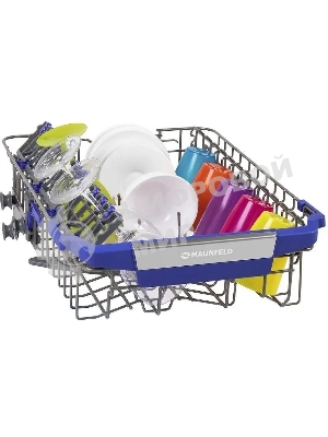 Встраиваемая посудомоечная машина Maunfeld MLP-08IMR, белый/черный, 44.5 см, 10 компл., 47 дБ, класс A++