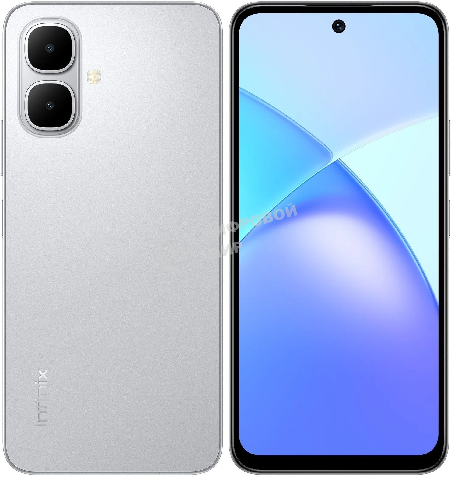 Смартфон Infinix Smart 10 3/64Gb серебристый
