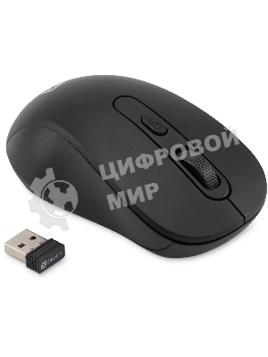 Мышь беспроводная Oklick 677MW черный, 1600 dpi, радиоканал, USB, кнопки - 6