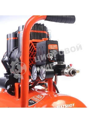 Компрессор поршневой безмасляный Patriot KDS 280 F24 (280 л/мин, 1,45 кВт, 8 бар, 24 л, 2800 об/мин, быстросъем + елочка 1/4)