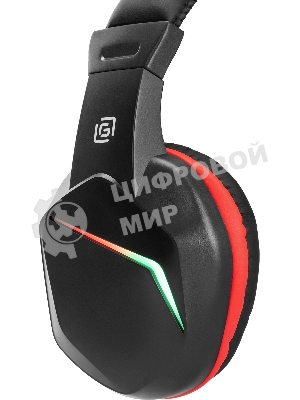 Гарнитура Oklick HS-L335G чёрный, проводная, USB-C/3.5 мм