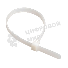 Хомут кабельный 4.8х400 нейл. бел. (уп. 100 шт) ИЭК UHH31-D048-400-100
