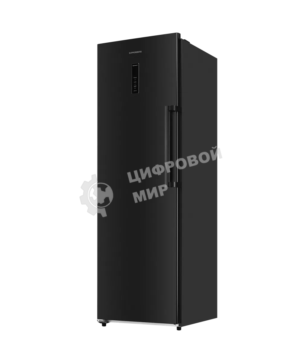 Морозильная камера Kuppersberg NFS 189 DX, High-Tech, отдельностоящая, ВхШхГ 185х60х65 см, объем 304 л, электронное управление, No Frost, LED дисплей, LED освещение, супер заморозка, инверторный компрессор, энергоэффективность А+, уровень шума 43 дБ, цвет