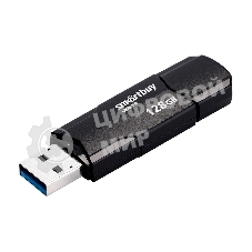 Флешка USB Smartbuy CLUE black (SB128GbCLU-K3), 128Gb, USB 3.1, R/W 40/25, черный