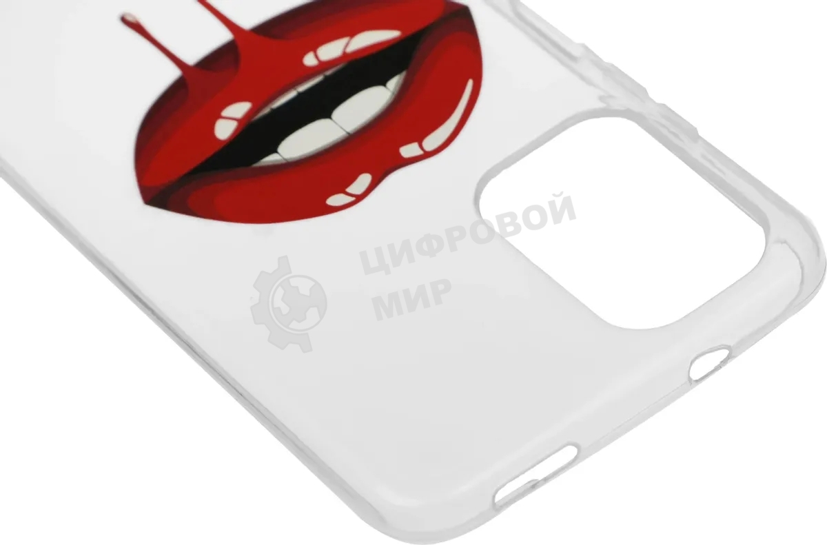 Чехол (клип-кейс) BORASCO ArtWorks, для Xiaomi Redmi Note 10/10S, прозрачный/рисунок