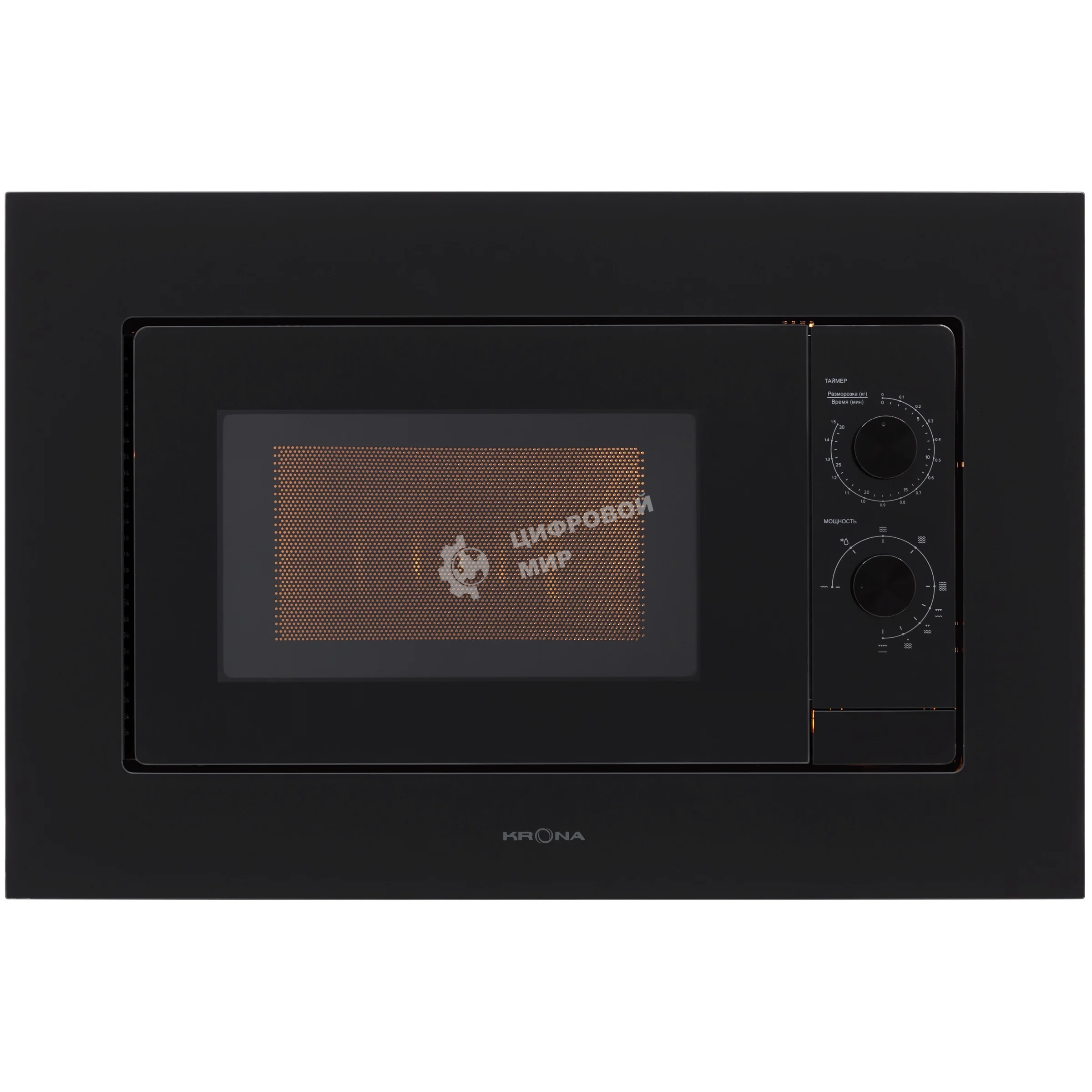 Встраиваемая микроволновая печь KRONA WIRBEL 60 BL