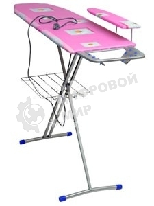 Доска гладильная НИКА 3+, фанера, европодставка под утюг (полимер) с термосиликоном, 122/34,5