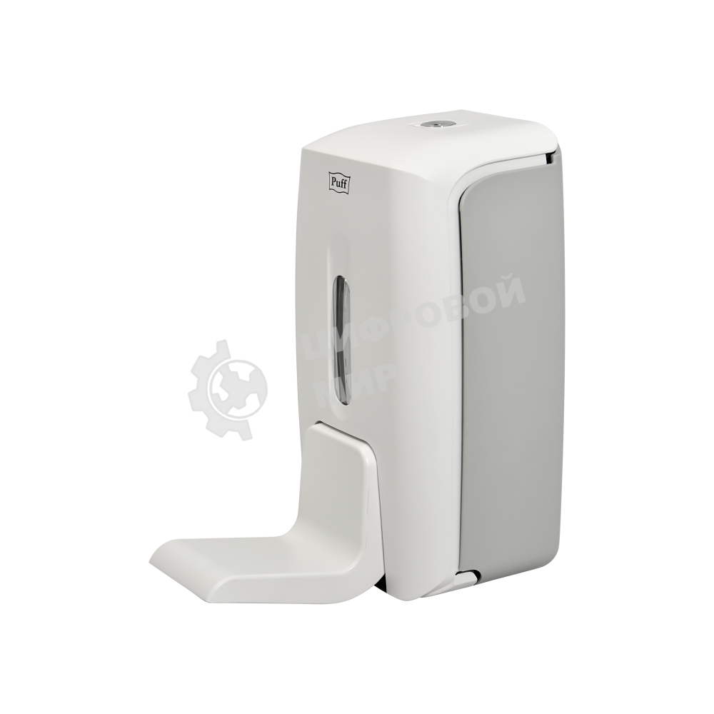 Локтевой дозатор универсальный для жидкого мыла и дез. растворов, 800 мл, Puff 8189, пластиковый