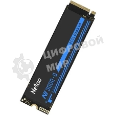 Накопитель SSD Netac NV3000 512Gb M.2 2280, PCI-E 3.0 x4, 3D NAND, 3000/1200MBs, NVMe, heatsink