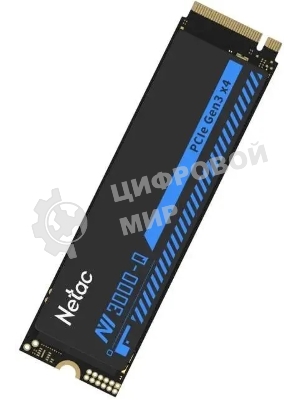 Накопитель SSD Netac NV3000 512Gb M.2 2280, PCI-E 3.0 x4, 3D NAND, 3000/1200MBs, NVMe, heatsink